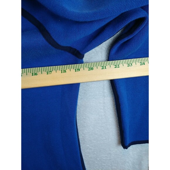 Chico's Zenergy Longline Hooded Jacket Reversible Blue Women’s Small Cardigan - Picture 10 of 11